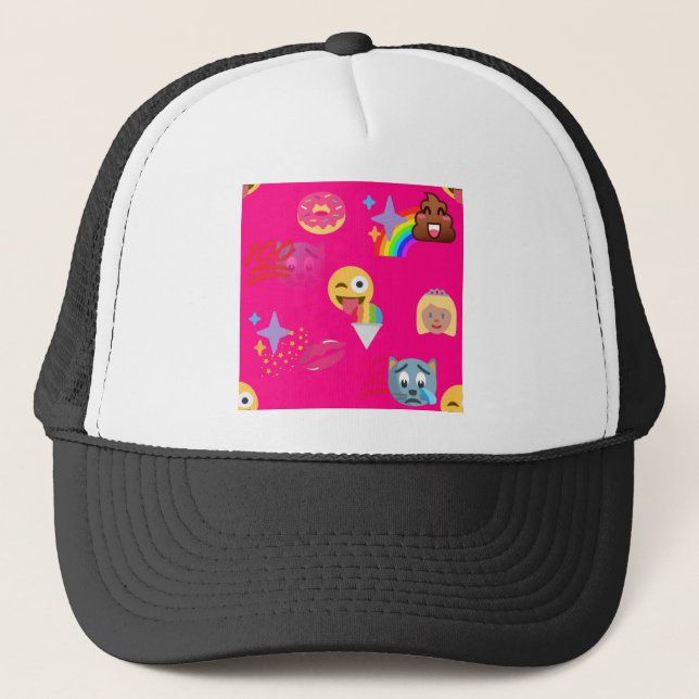 shock rosa emoji keps (Framsida)