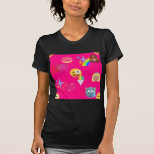 shock rosa emoji t-shirt