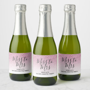Shock rosa Faux Glitter Miss till Bachelorette