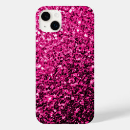 Shock rosa faux glitter sparkles