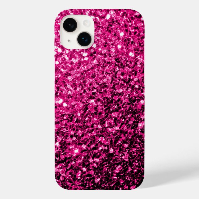 Shock rosa faux glitter sparkles (Baksida)