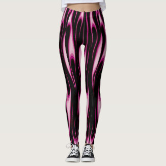 Shock rosa Flames Leggings