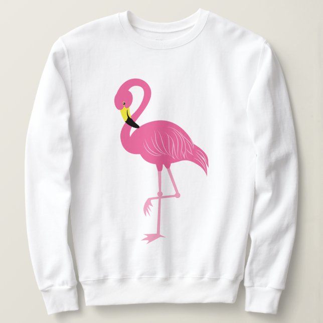 Shock rosa Flamingo Tee (Design framsida)