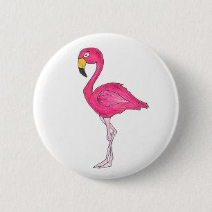 Shock rosa Flamingo Tropical Island Bird Paradise Knapp