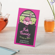 SHOCK ROSA FLAMINGO Tropical Löv Party Gift Favor