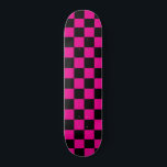 Shock rosa för Magenta och svart, kontrollerad (ut Mini Skateboard Bräda 18,5 Cm<br><div class="desc">Tittar du en Magenta-Shock rosa och en svart skateboard i mönster? Titta inte längre! Bläddra på vår webbplats för de trendimest-skivor som kommer att göra dig avundsjuk av alla dina vänner.</div>