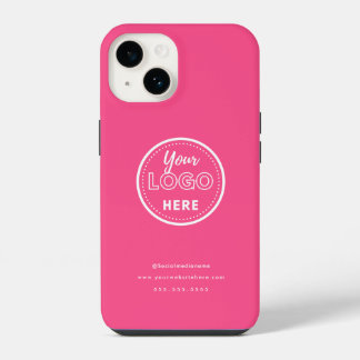 Shock rosa för professionell Branding Minimalist L
