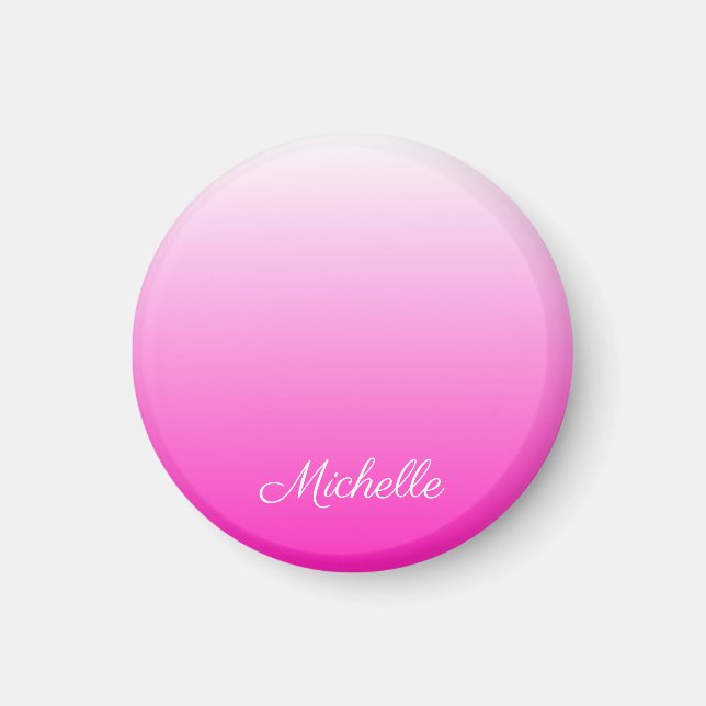 shock rosa för toningsgrad för personlig med två t magnet (Framsidan)