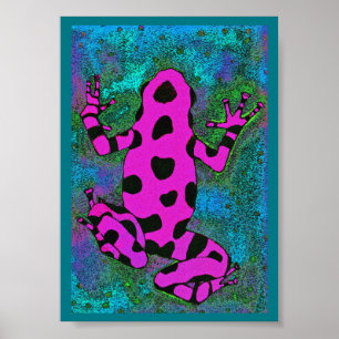 Shock rosa Frog Poster