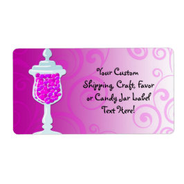 Shock rosa Fuchsia Candy Buffet Fraktsedel