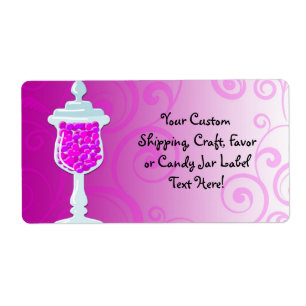 Shock rosa Fuchsia Candy Buffet Fraktsedel