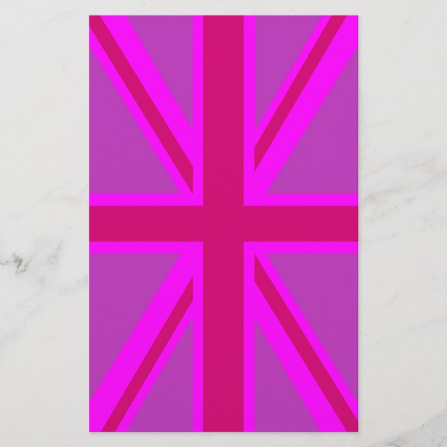Shock rosa Fuchsia Union Jack Decor (Framsida)