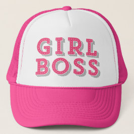 Shock rosa Girl Chef Quote Retro Marquee Keps