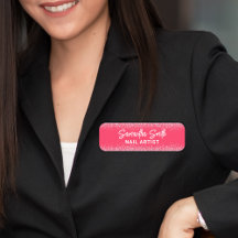 Shock rosa Glitter Nail Artist Salon