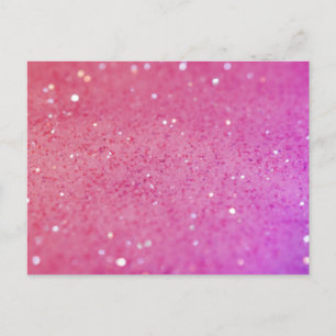 shock rosa Glitter - Shiny, Sparkles Vykort