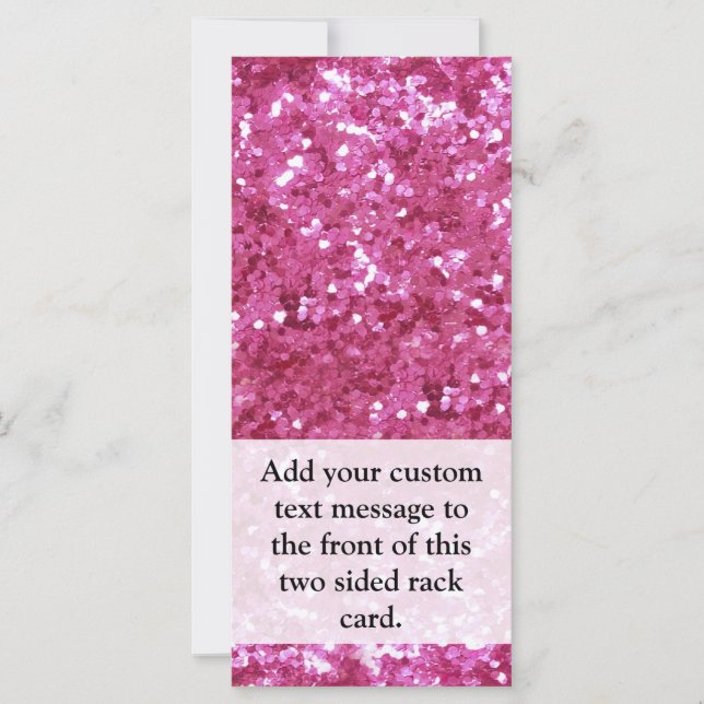 Shock rosa Glitter utseende (Framsida)