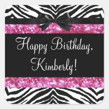 Shock rosa Gnistra Zebra Girly Girl