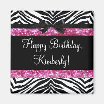 Shock rosa Gnistra Zebra Girly Girl