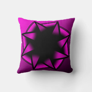 Shock rosa Gradient Star Bow Kudde