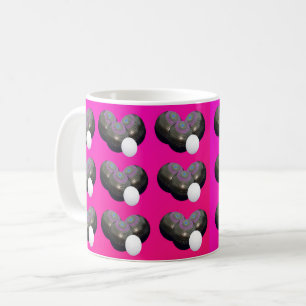 Shock rosa Gräsmatta Bowls, Kaffe Mugg