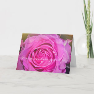 SHOCK ROSA Greeting Card Tack Kort
