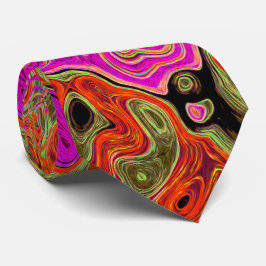 Shock rosa Groovy Abstrakt Retro Liquid Swirl Slips