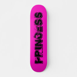 Shock rosa Grunge Stil Princess Old School Skateboard Bräda 21,6 Cm