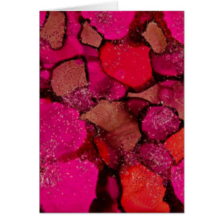 Shock rosa hälsningskort