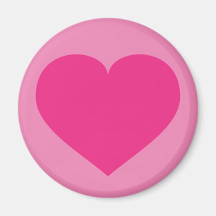 Shock rosa Heart Magnet