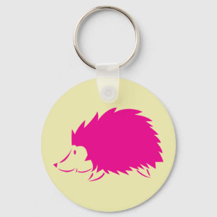 Shock rosa Hedgehog Nyckelring