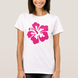 shock rosa Hibiscus T Shirt