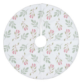 Shock rosa Holly Berry Julgran Skirt Julgransmatta Fleece