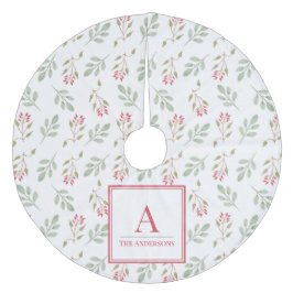 Shock rosa Holly Berry Julgran Skirt Julgransmatta Fleece