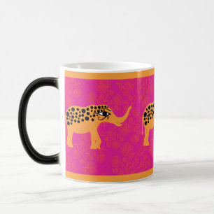 Shock rosa Horus-Öga Elephant Mugg