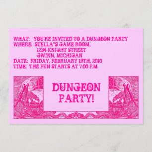 SHOCK ROSA I DUNGEONS ~ PARTSINBJUDANDE! INBJUDNINGAR