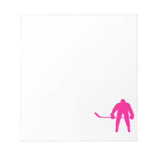 Shock rosa Ice Hockey Anteckningsblock