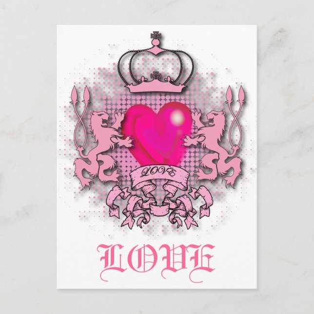 shock rosa jubilee monarchy krona vykort (Framsida)