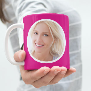 Shock rosa kaffemugg
