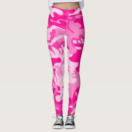 shock rosa kamouflage leggings