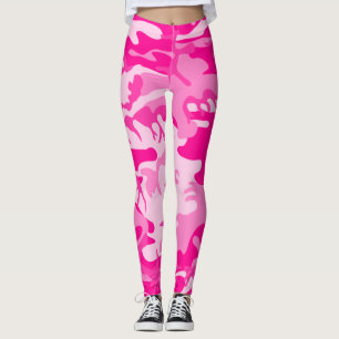 shock rosa kamouflage leggings