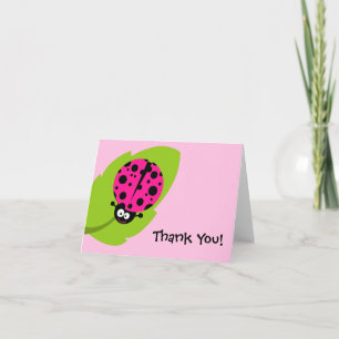 Shock rosa Ladybug Tack Kort