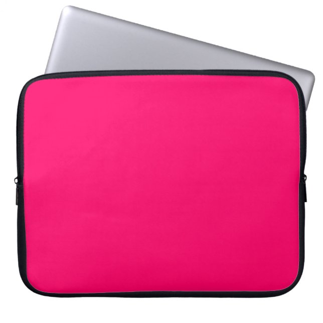 Shock rosa laptop sleeve (Framsidan)