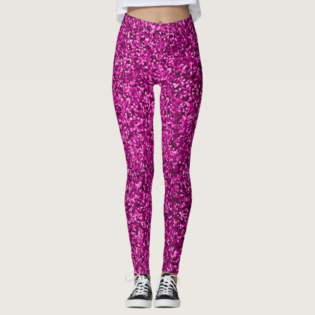 Shock rosa leggings (Framsida)
