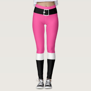 Shock rosa Leggings i Santa Finare Byxor