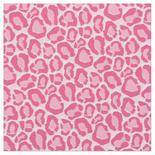 Shock rosa Leopard Animal Print Tyg