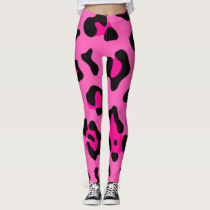 shock rosa leopard leggings