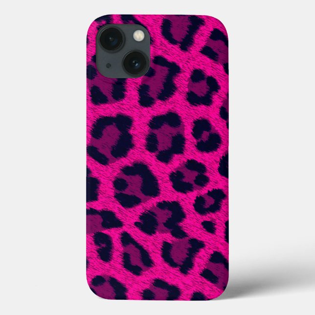 Shock rosa Leopard Print iPad Mini Case (Baksida)