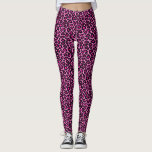 Shock rosa Leopard Print Leggings<br><div class="desc">Dessa söta balar har en leopardtryckning i shock rosa eller fuchsia färg. Underbar för gymmet eller ställe som du vill göra en roligt djurskrift i mode påstående!</div>