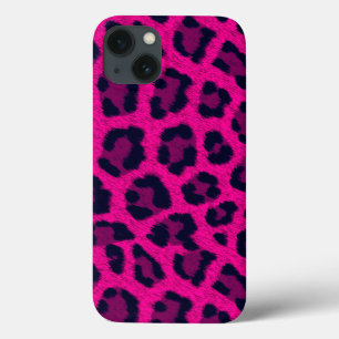 Shock rosa Leopard Print Phone Case