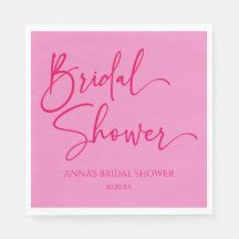 Shock rosa moderna minimalistiska Möhippa